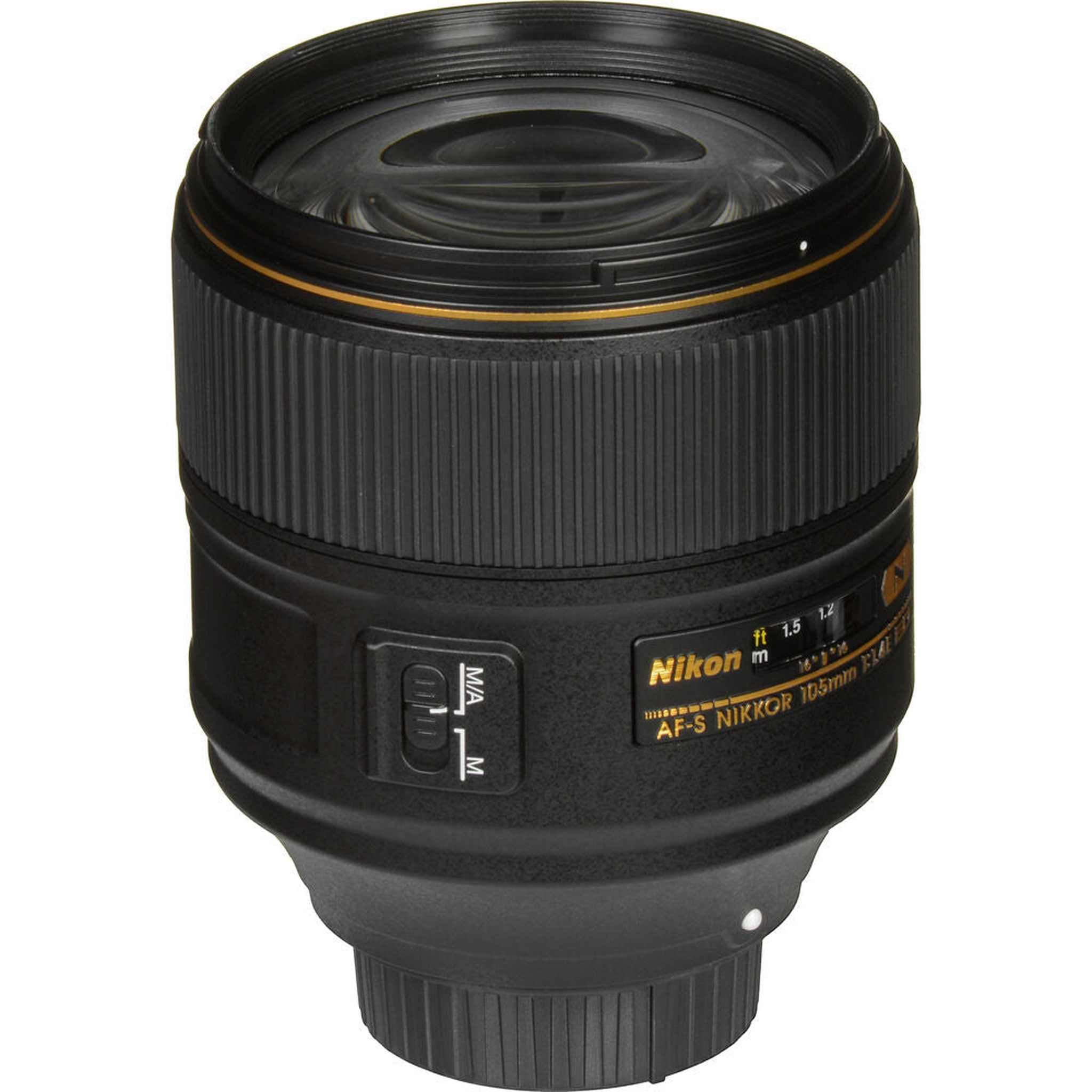 Nikon AF-S NIKKOR 105mm f/1.4E ED Lens 20064 + 64GB Memory Card + Filter Kit - Bundle Nikon