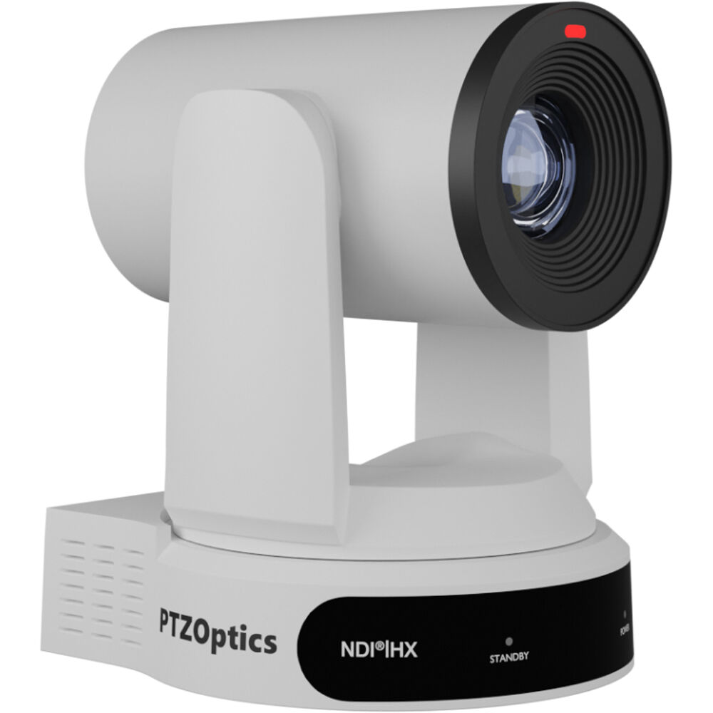 5 x PTZOptics Move 4K PTZ Camera with 30x Zoom White PT30X-4K-WH-G3 + SuperJoy PTZ Controller