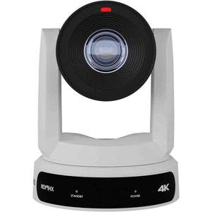 2 x PTZOptics Move 4K PTZ Camera with 30x Zoom White PT30X-4K-WH-G3 + SuperJoy PTZ Controller