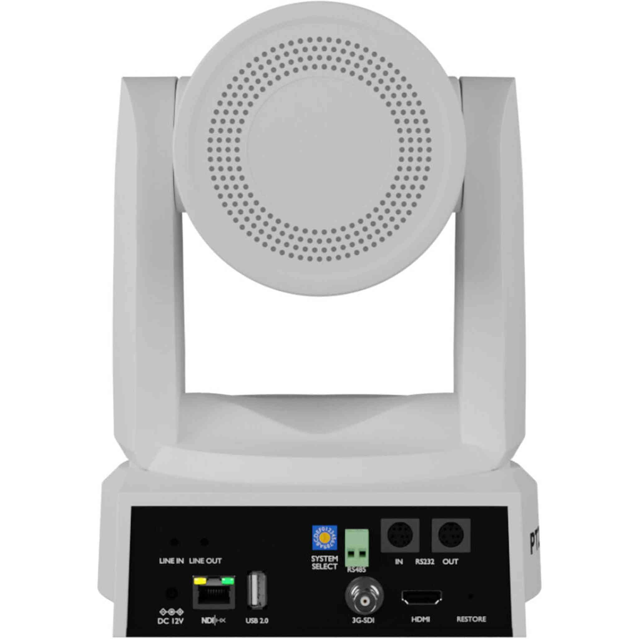PTZOptics Move 4K PTZ Camera with 30x Zoom White PT30X-4K-WH-G3 + SuperJoy PTZ Controller + Wall Mount PTZOptics
