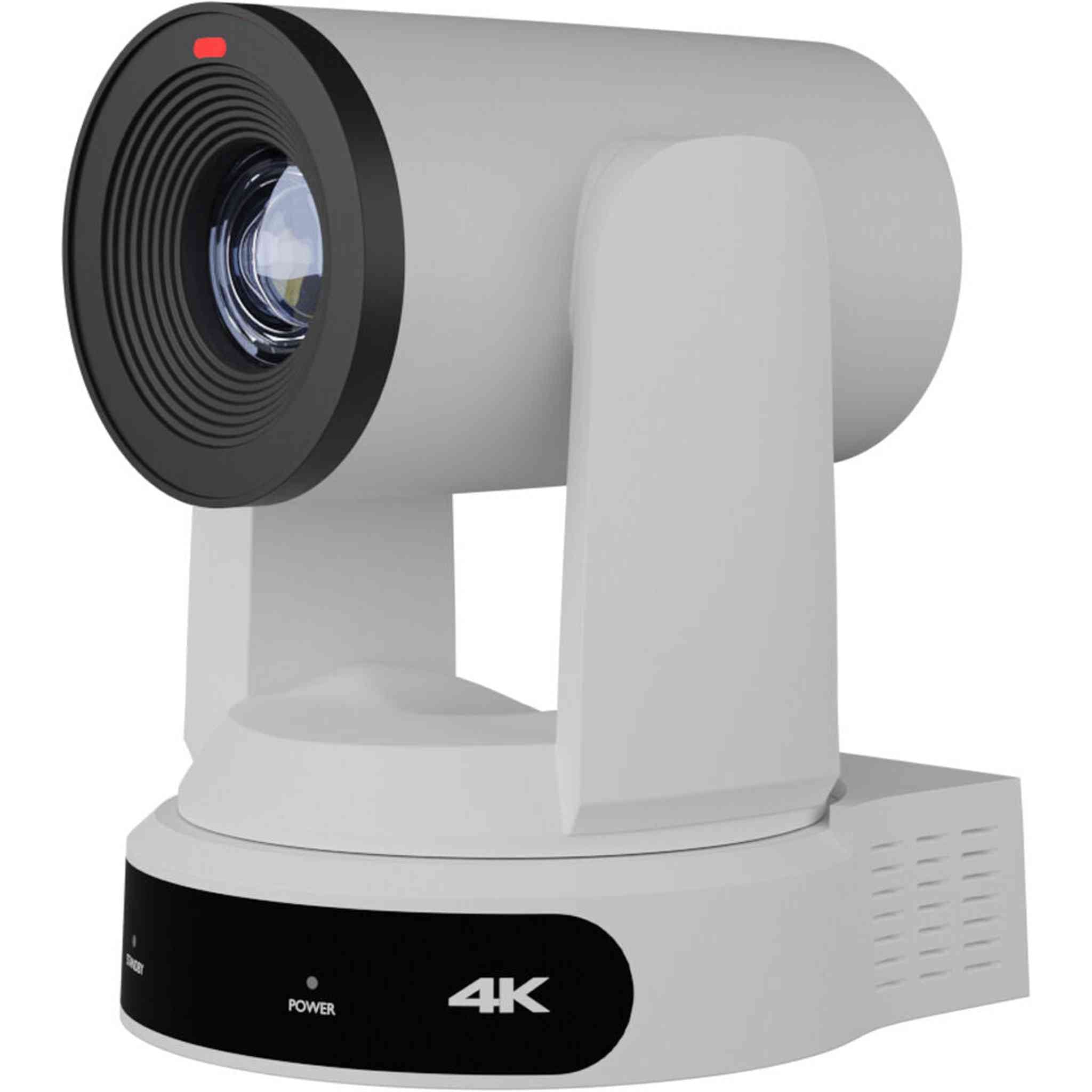 PTZOptics Move 4K PTZ Camera with 30x Zoom White PT30X-4K-WH-G3 + SuperJoy PTZ Controller + Wall Mount PTZOptics