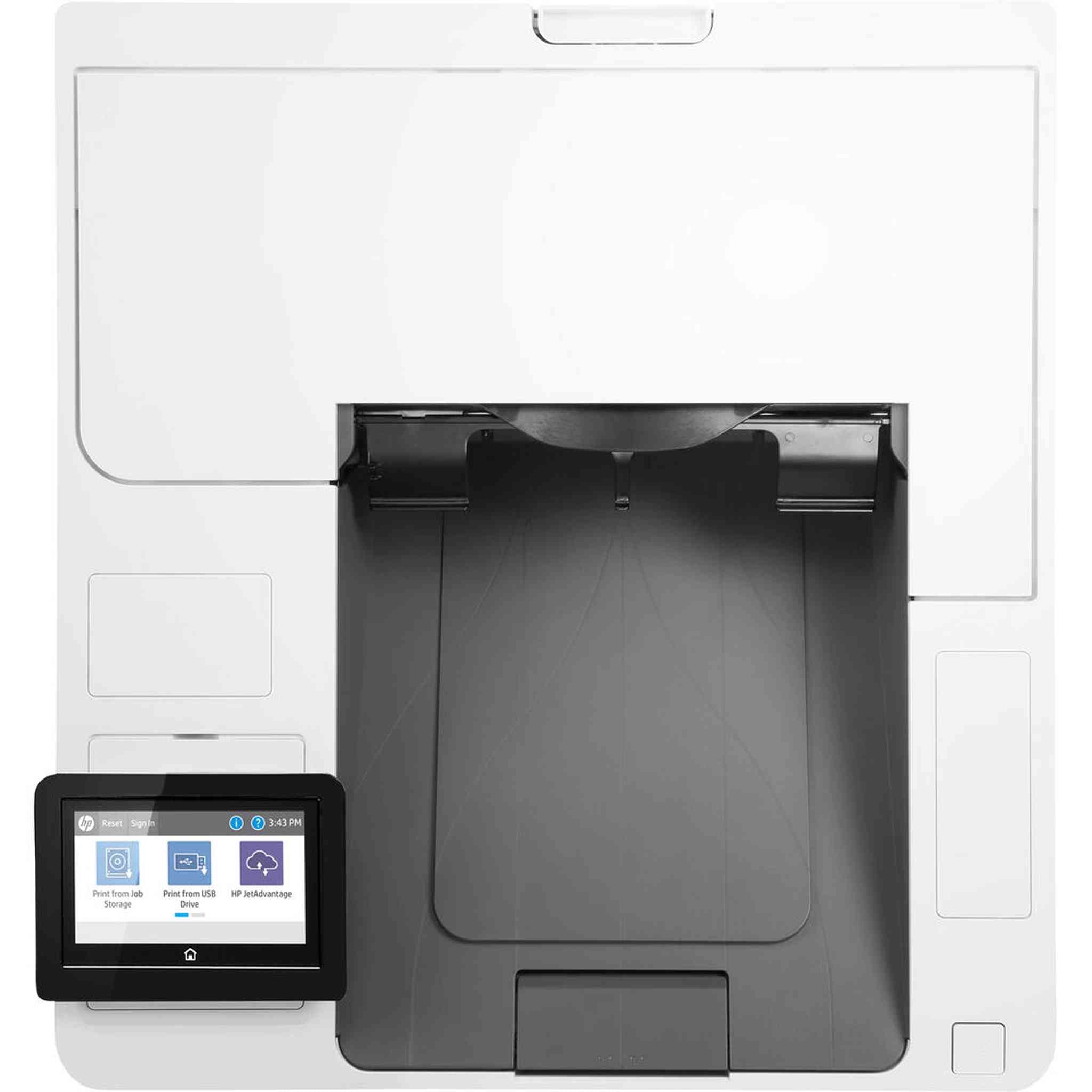 HP M611dn Laserjet Enterprise B & W - Duplex - Printer + Printer Cable + More