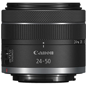 Canon RF 24-50mm f/4.5-6.3 IS STM Lens Canon RF Optical Image Stabilization - Bundle