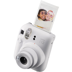 FUJIFILM INSTAX MINI 12 Instant Film Camera with Instant Film - Clay White