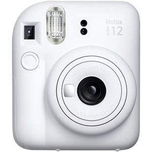 FUJIFILM INSTAX MINI 12 Instant Film Camera with Instant Film - Clay White