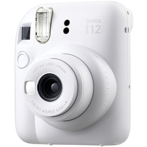 FUJIFILM INSTAX MINI 12 Instant Film Camera with Instant Film - Clay White