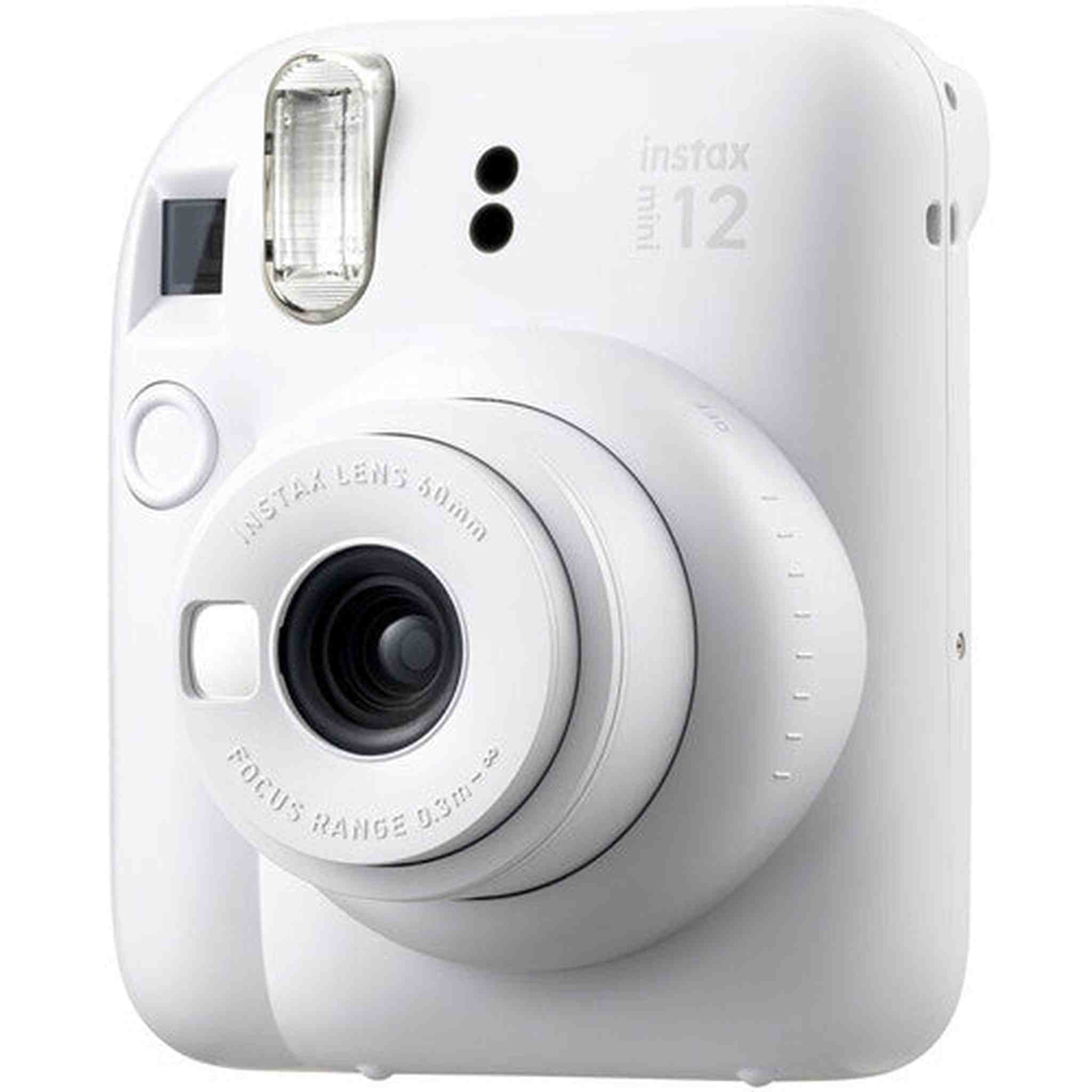 FUJIFILM INSTAX MINI 12 Instant Film Camera with Instant Film - Clay White