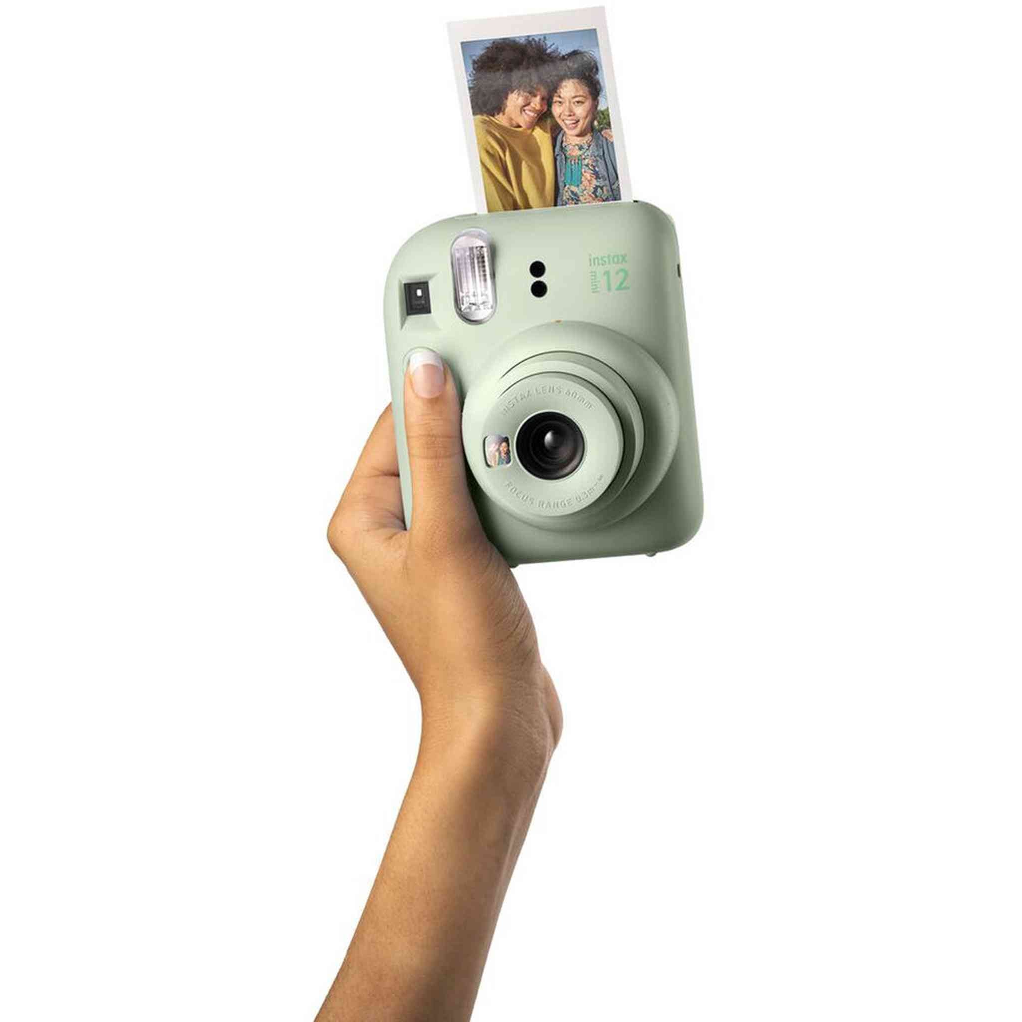 FUJIFILM INSTAX MINI 12 Instant Film Camera with Instant Film - Mint Green