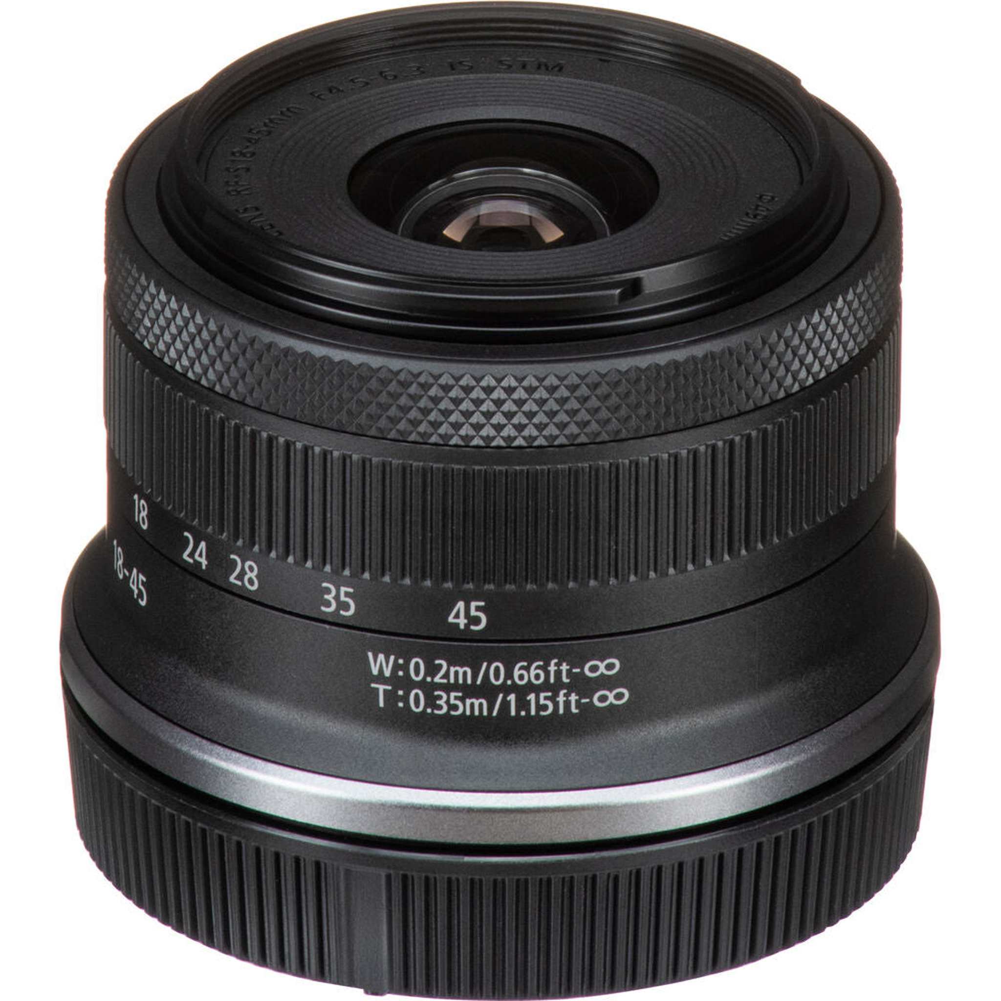 Canon RF-S 18-45mm f/4.5-6.3 IS STM Lens with 64GB Card + More Canon