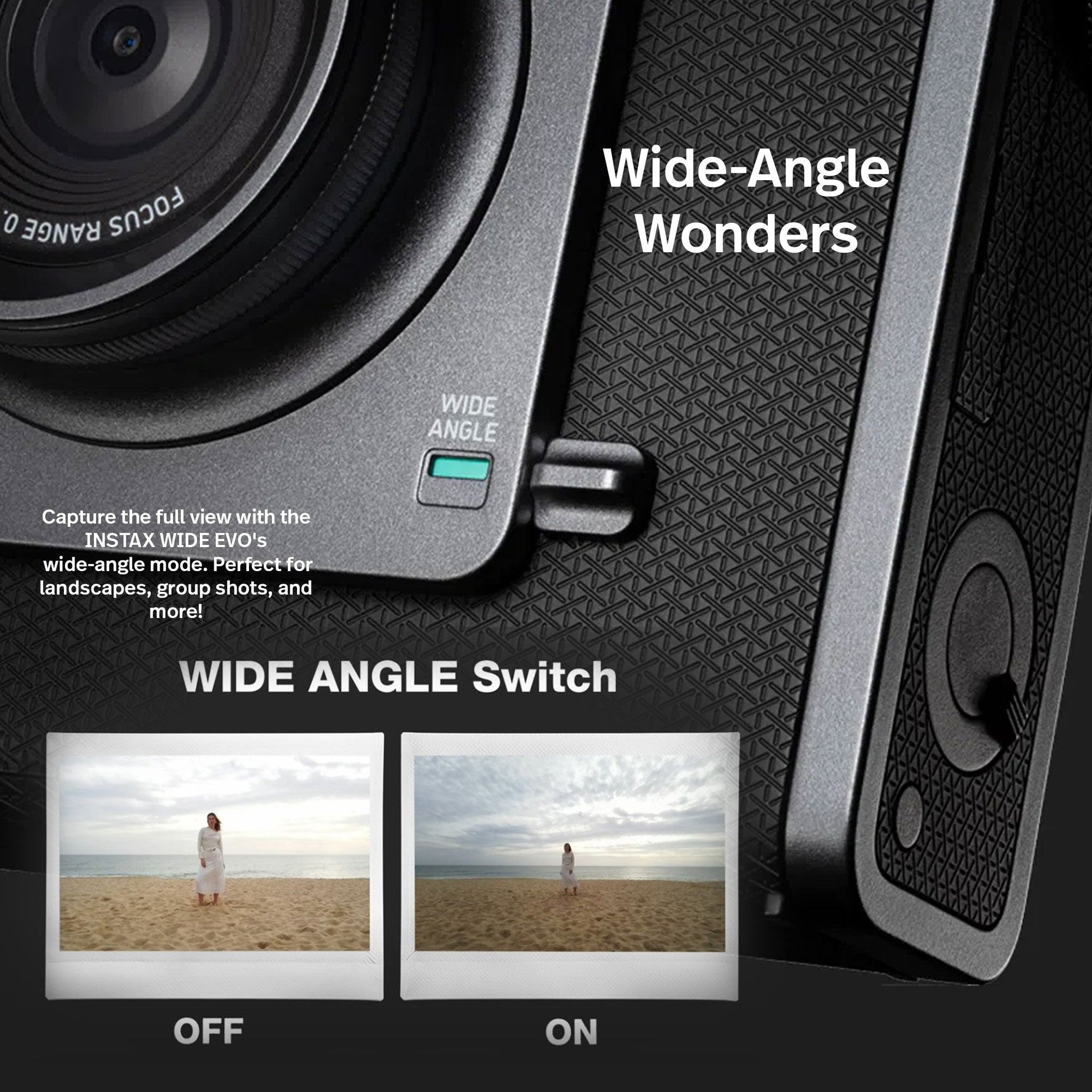 Fujifilm Instax Wide Evo Hybrid Instant Film Camera + Wide Instant Film + more Fujifilm