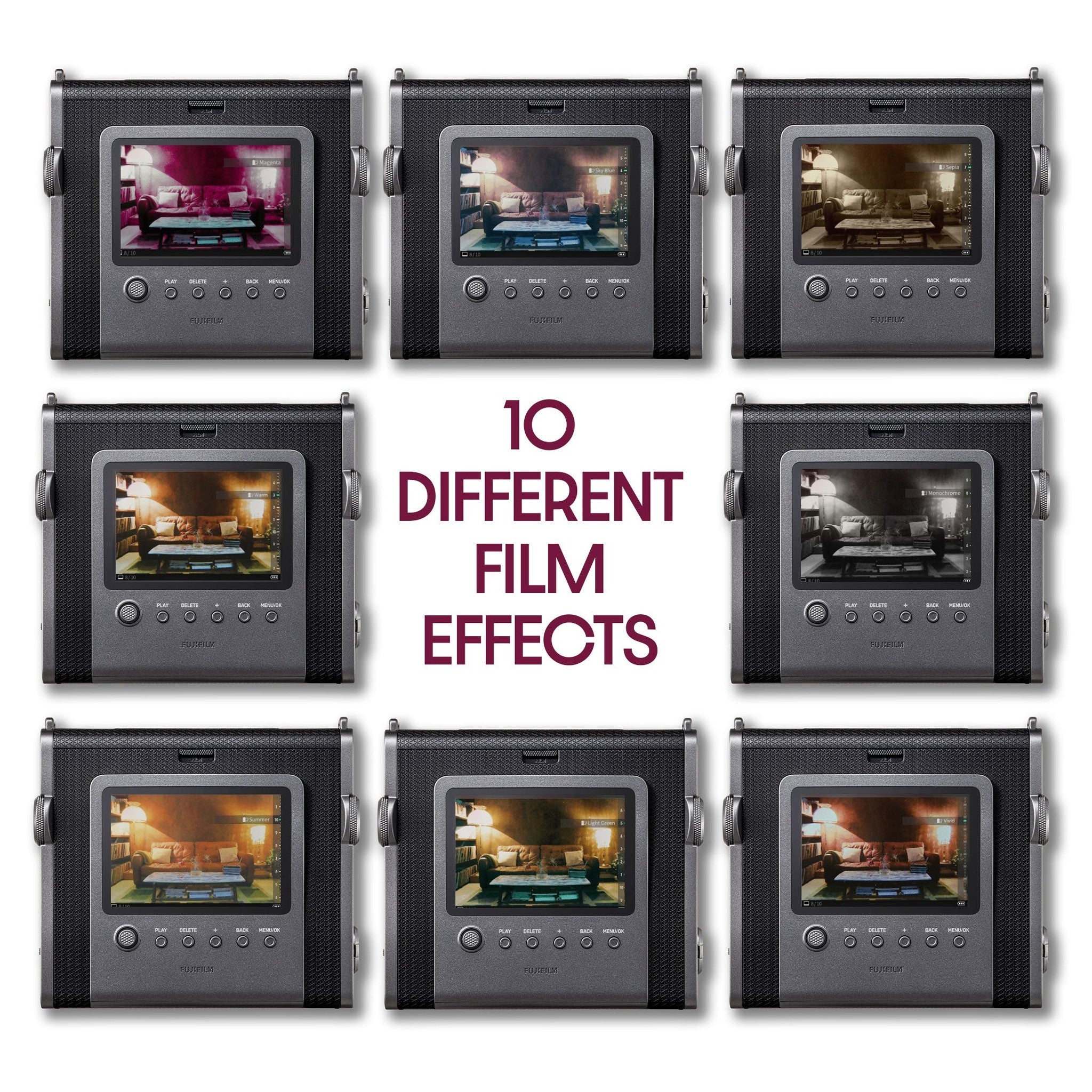 Fujifilm Instax Wide Evo Hybrid Instant Film Camera + Wide Instant Film + more Fujifilm