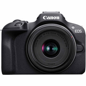 Canon EOS R100 Mirrorless Camera with 18-45mm Lens + Rode Mic + Filter Kit + More Canon