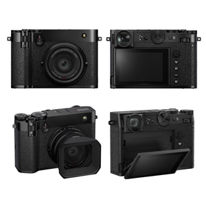 FUJIFILM GFX100RF 102MP Mirrorless Digital Camera Compact Rangefinder Style- Black