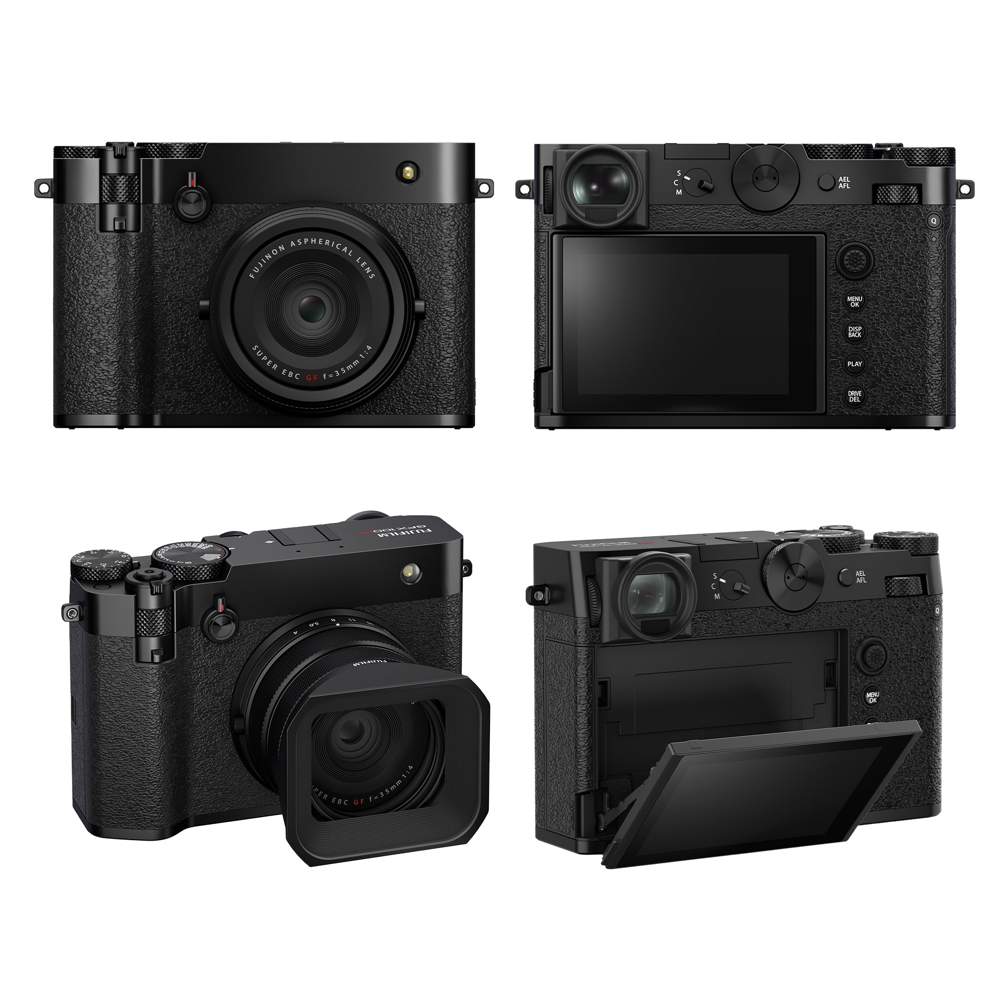 FUJIFILM GFX100RF 102MP Mirrorless Digital Camera Bundle + Accessories Black