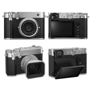 FUJIFILM GFX100RF 102MP Large Format Mirrorless Digital Camera Silver