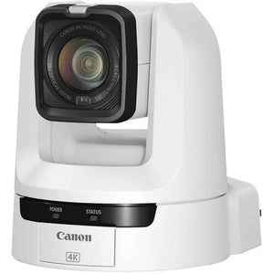 3 x Canon CR-N100 4K NDI PTZ Camera White with 20x Zoom 3 x HDMI Cable + More Bundle Canon
