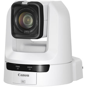 Canon CR-N100 4K NDI PTZ Camera White with 20x Zoom + HDMI Cable + More Bundle