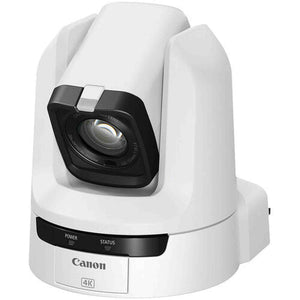 3 x Canon CR-N100 4K NDI PTZ Camera White with 20x Zoom 3 x HDMI Cable + More Bundle Canon