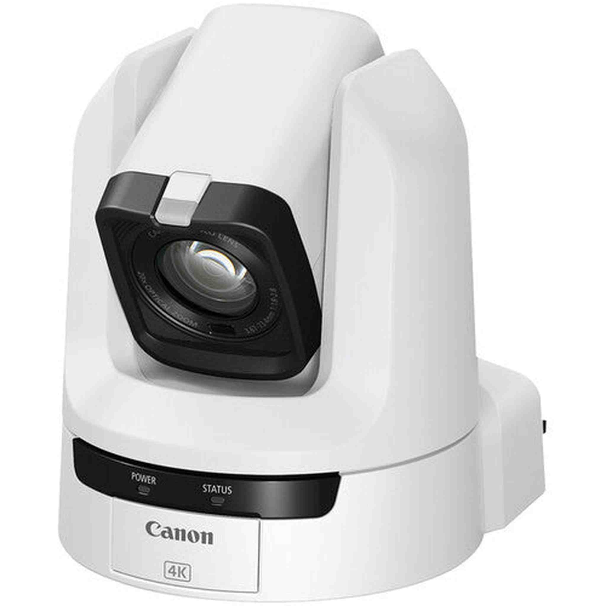 Canon CR-N100 4K NDI PTZ Camera White with 20x Zoom + HDMI Cable + More Bundle