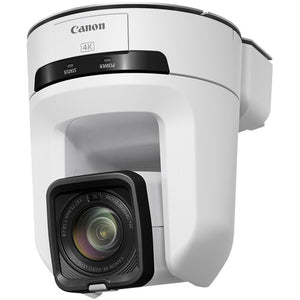 Canon CR-N100 4K NDI PTZ Camera White with 20x Zoom + HDMI Cable + More Bundle