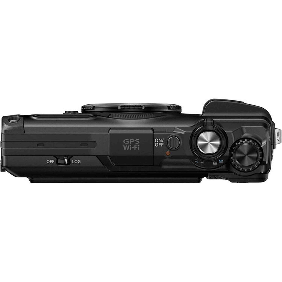 OM SYSTEM Tough TG-7 Digital Camera Bundle Black + 64GB Card + Case + Battery