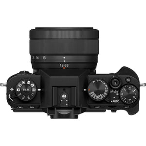 FUJIFILM X-T30 III Mirrorless Camera with 13-33mm f/3.5-6.3 Lens Black Bundle With 64GB Memory Card