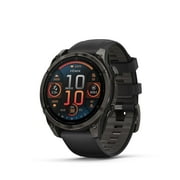 Garmin fēnix® 8, 47 mm, AMOLED, Sapphire, Carbon Gray DLC Titanium with Black/Pebble Gray Silicone Band