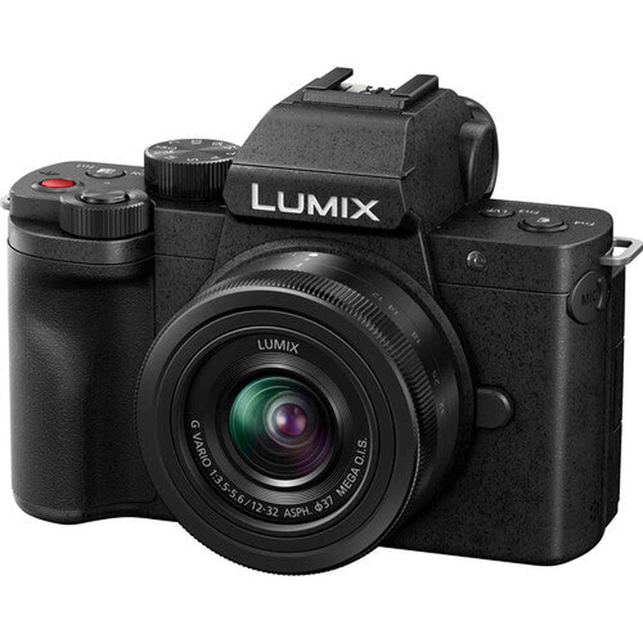 Lumix G100D 4K Mirrorless Camera 12-32mm + G Vario 45-150mm, Vlogging Bundle
