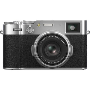 FUJIFILM X100VI Digital Camera Silver 16821822 + 2 x 64GB Card + Pro Bundle -