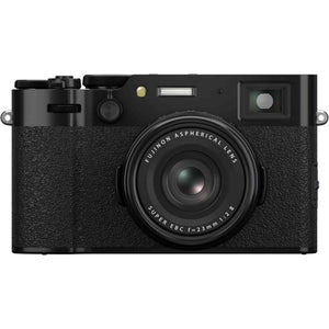 FUJIFILM X100VI Digital Camera Black 16821913 + 64GB Card + Advanced Bundle -