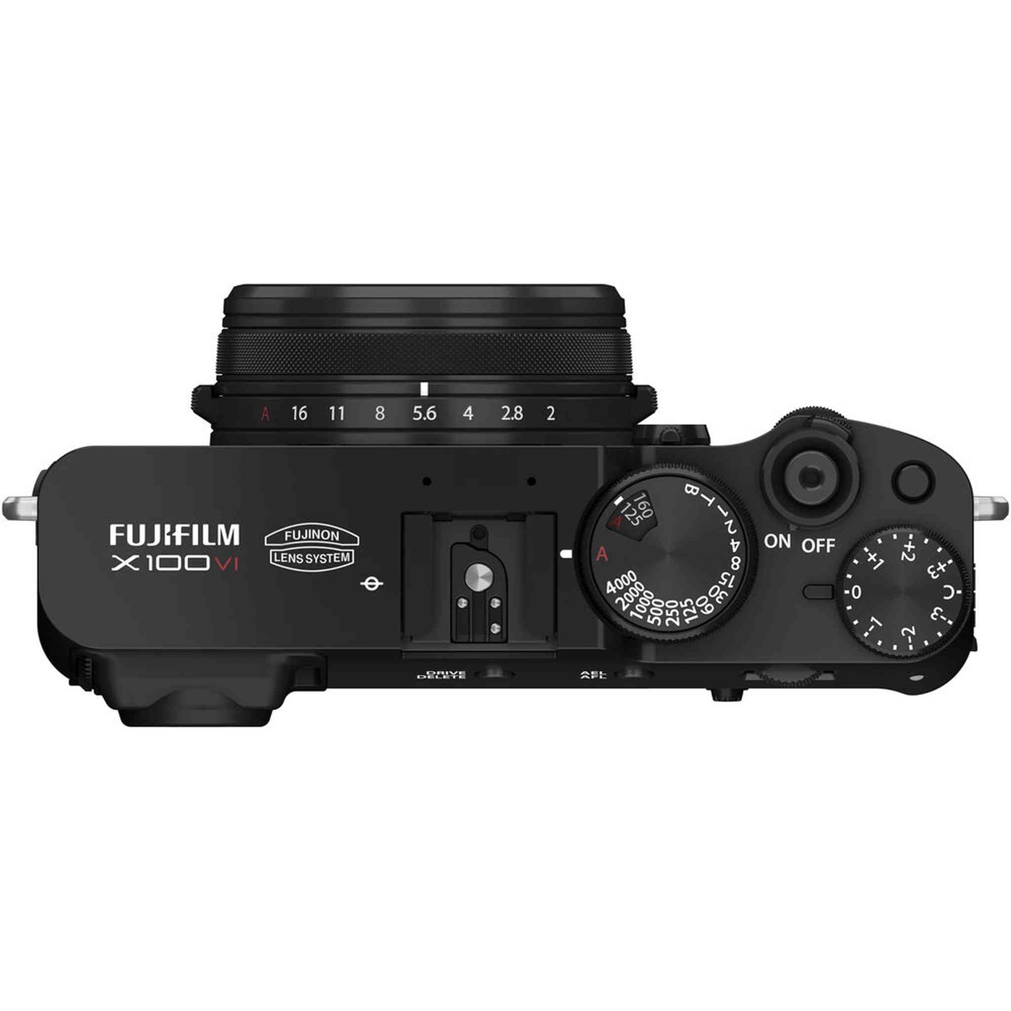 FUJIFILM X100VI Digital Camera Black 16821913 + 64GB Card + Advanced Bundle -