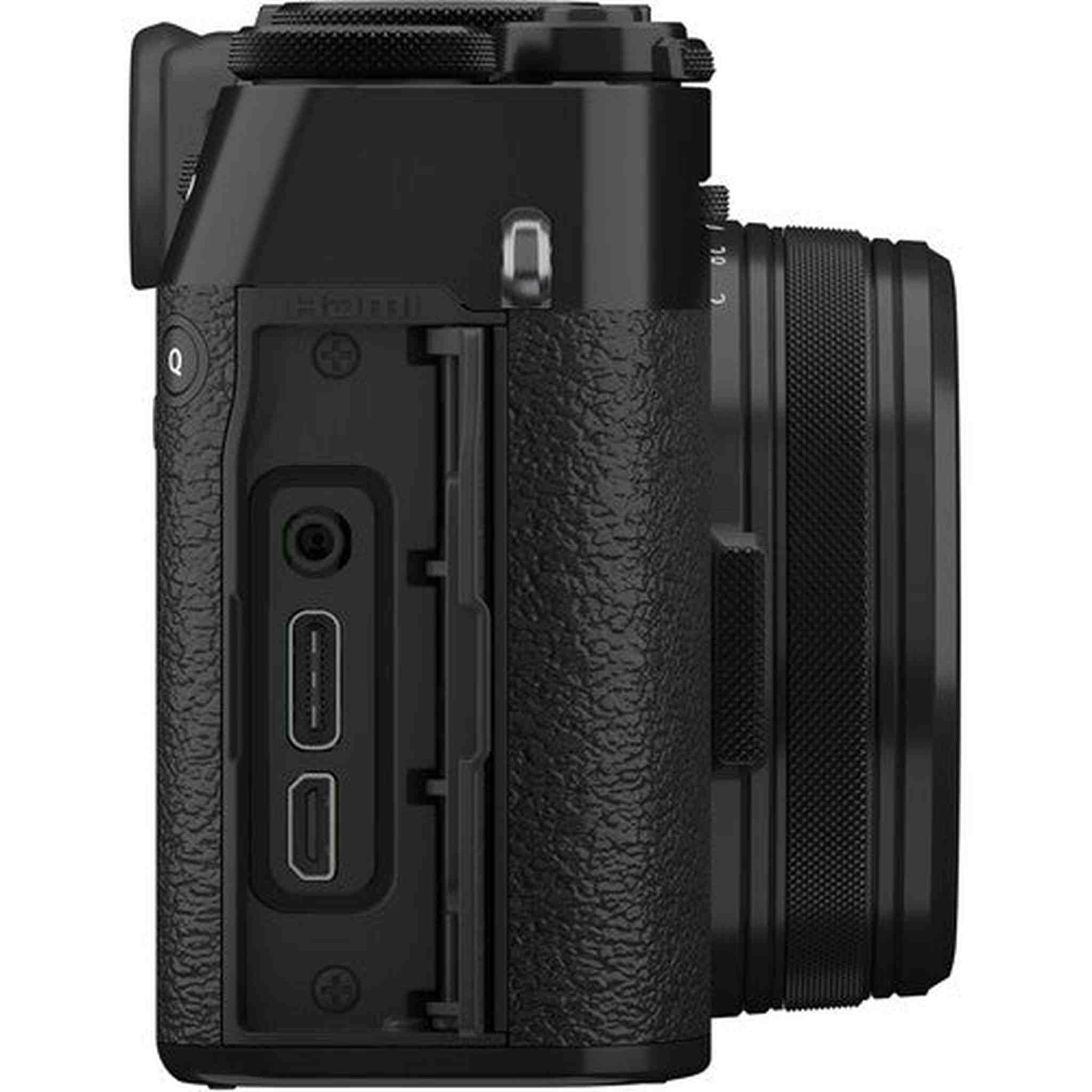 FUJIFILM X100VI Digital Camera Black 16821913 + 64GB Card + Advanced Bundle -
