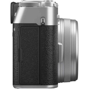 FUJIFILM X100VI Digital Camera Silver 16821822 + 64GB Card + Advanced Bundle -