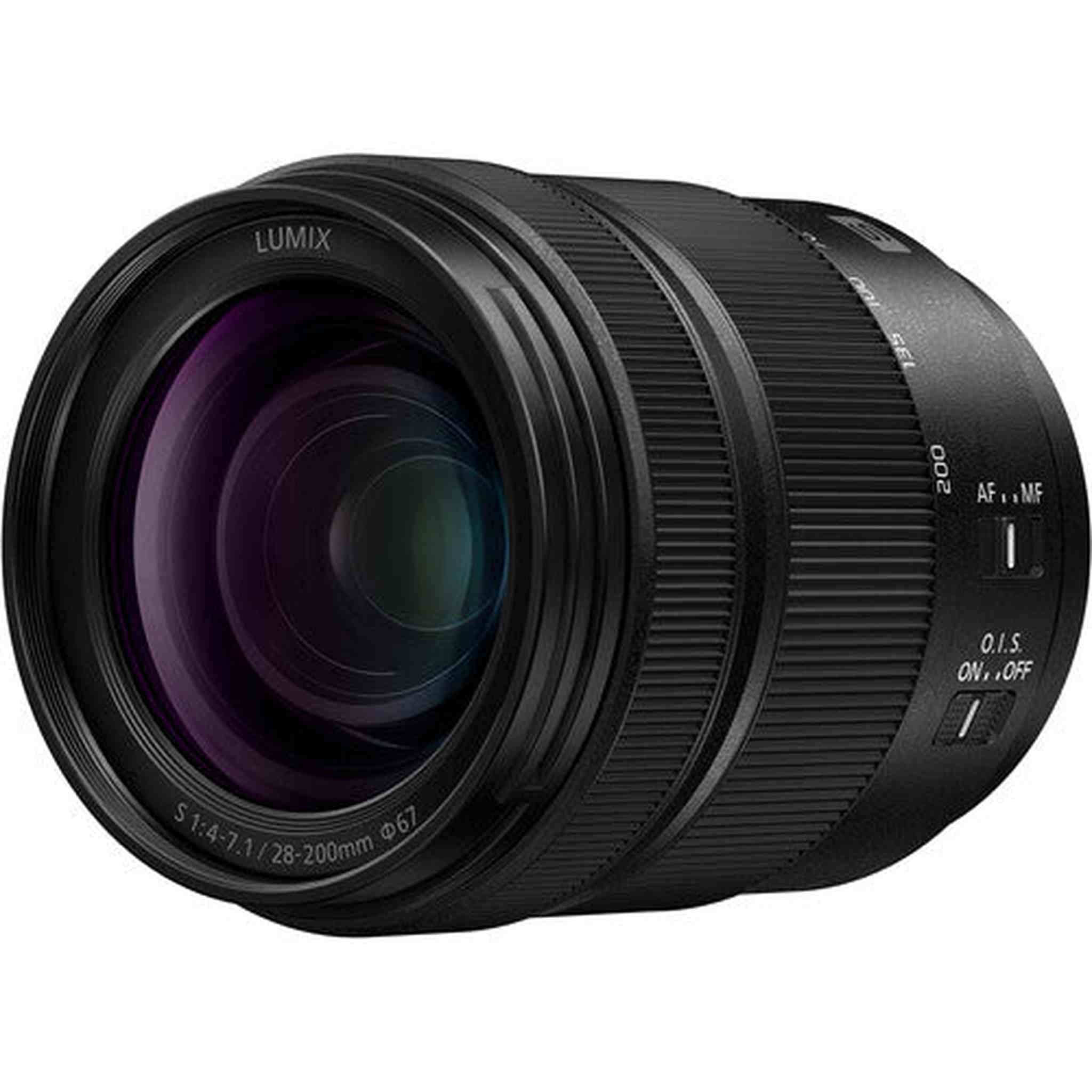 Panasonic Lumix S 28-200mm f/4-7.1 MACRO O.I.S. Lens L-Mount + Lens Filter Kit + More