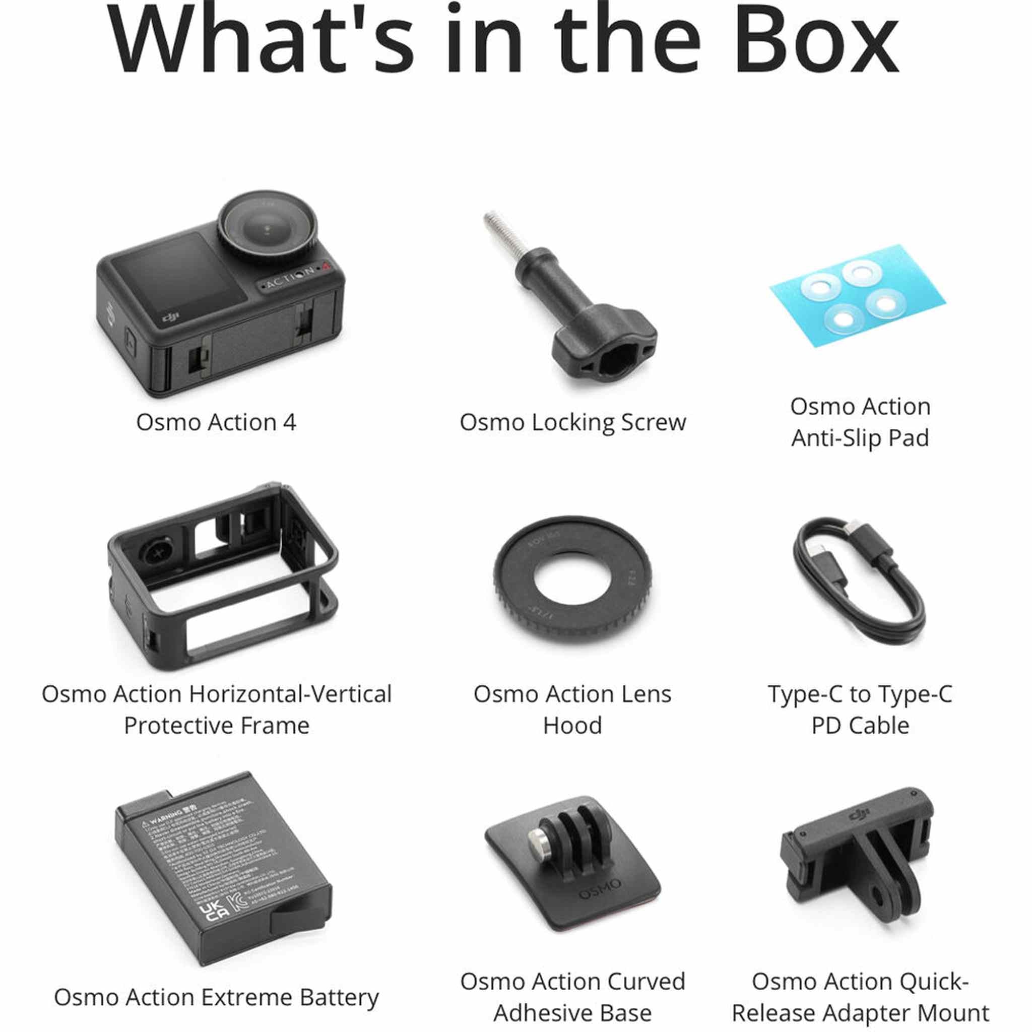 DJI Osmo Action 4 Camera Standard Combo - WaterProof Action Camera With 50-In-1 Action Kit