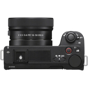 Sony Alpha ZV-E10 II Mirrorless Camera W/ 16-50mm Lens + Sony 18-105mm Lens + 64GB + More