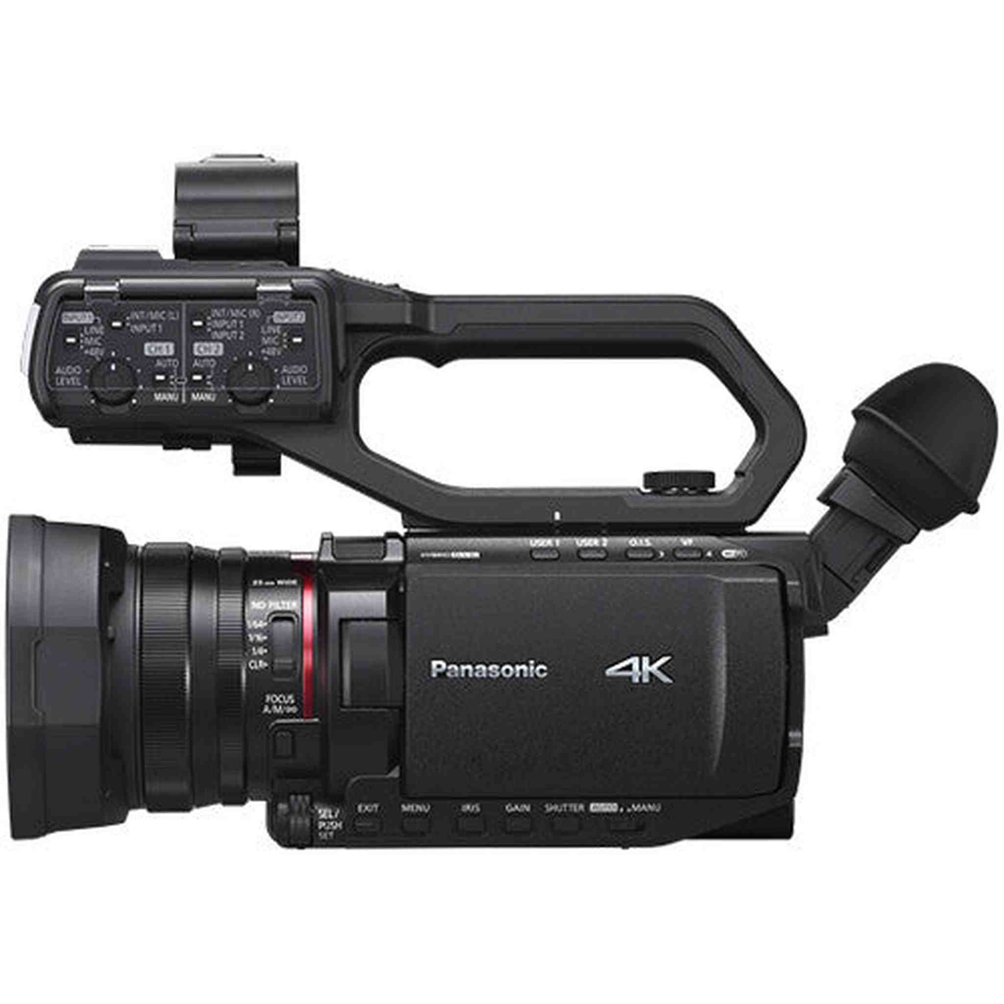 Panasonic AG-CX20 4K Professional Compact Camcorder with Rich Connectivity + 64GB Card + More