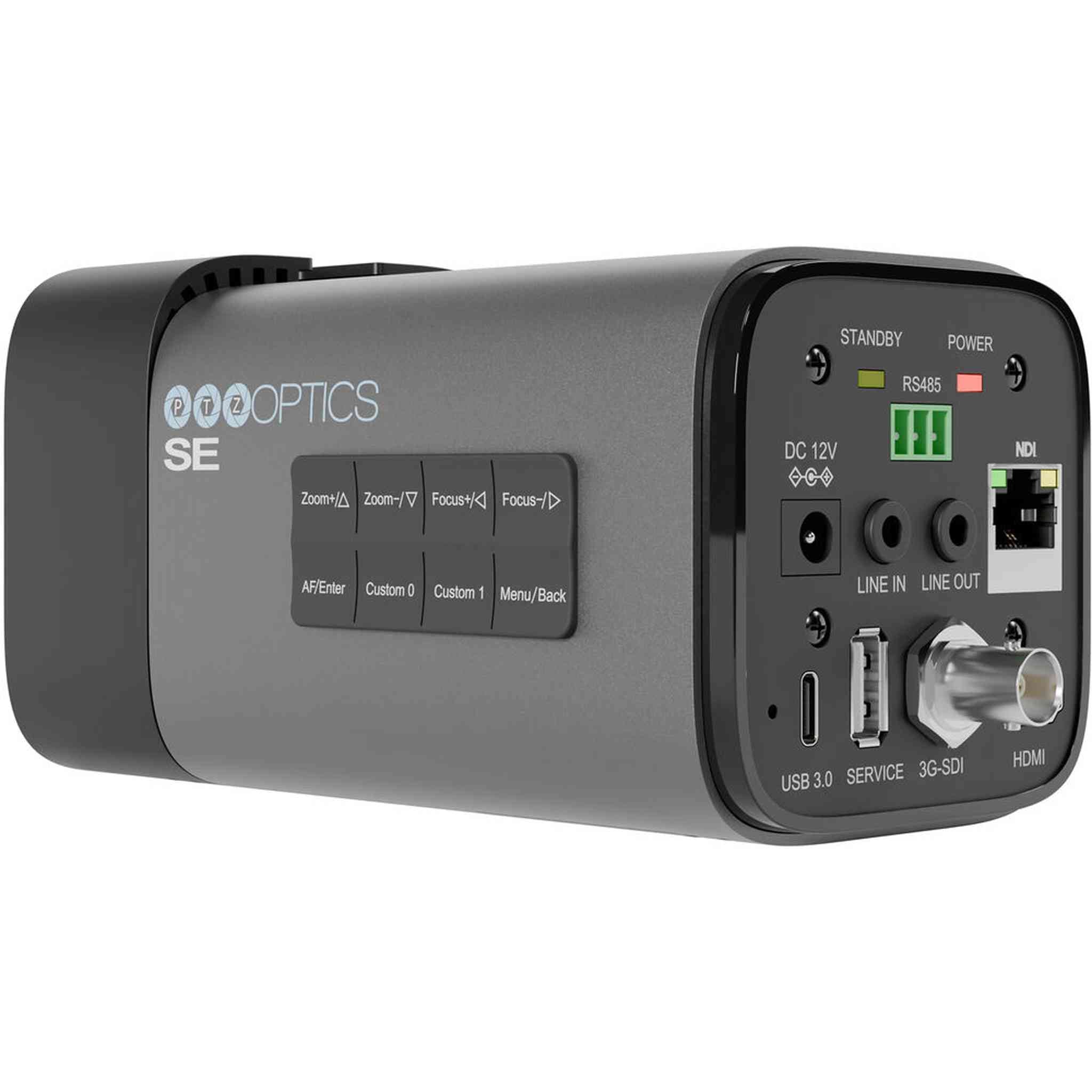 PTZOptics Studio SE Hive-Linked PTZ Camera w/ 20x Optical Zoom, HD Streaming– Gray | More