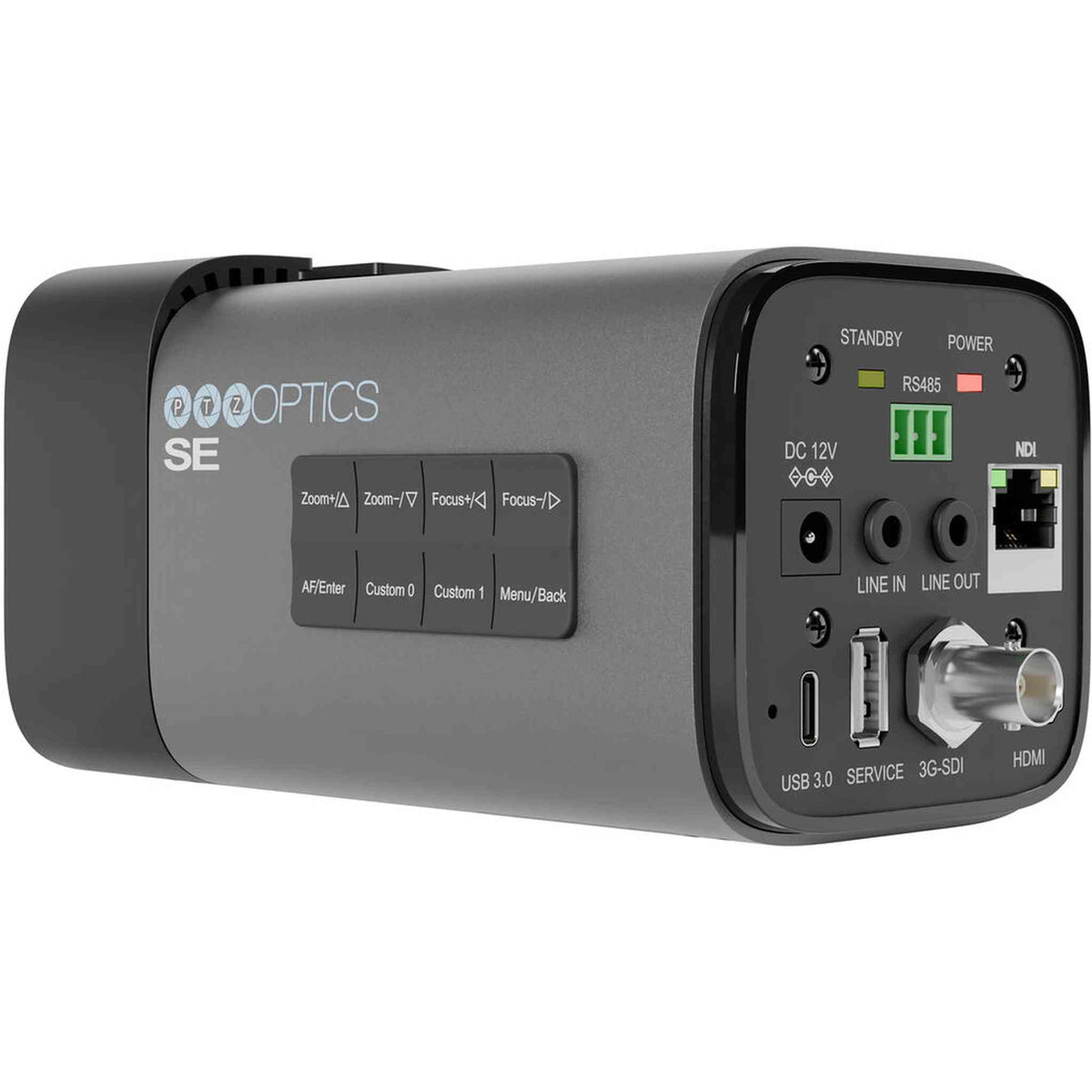 PTZOptics Studio SE Hive-Linked PTZ Camera w/ 20x Optical Zoom, HD Streaming– Gray | More