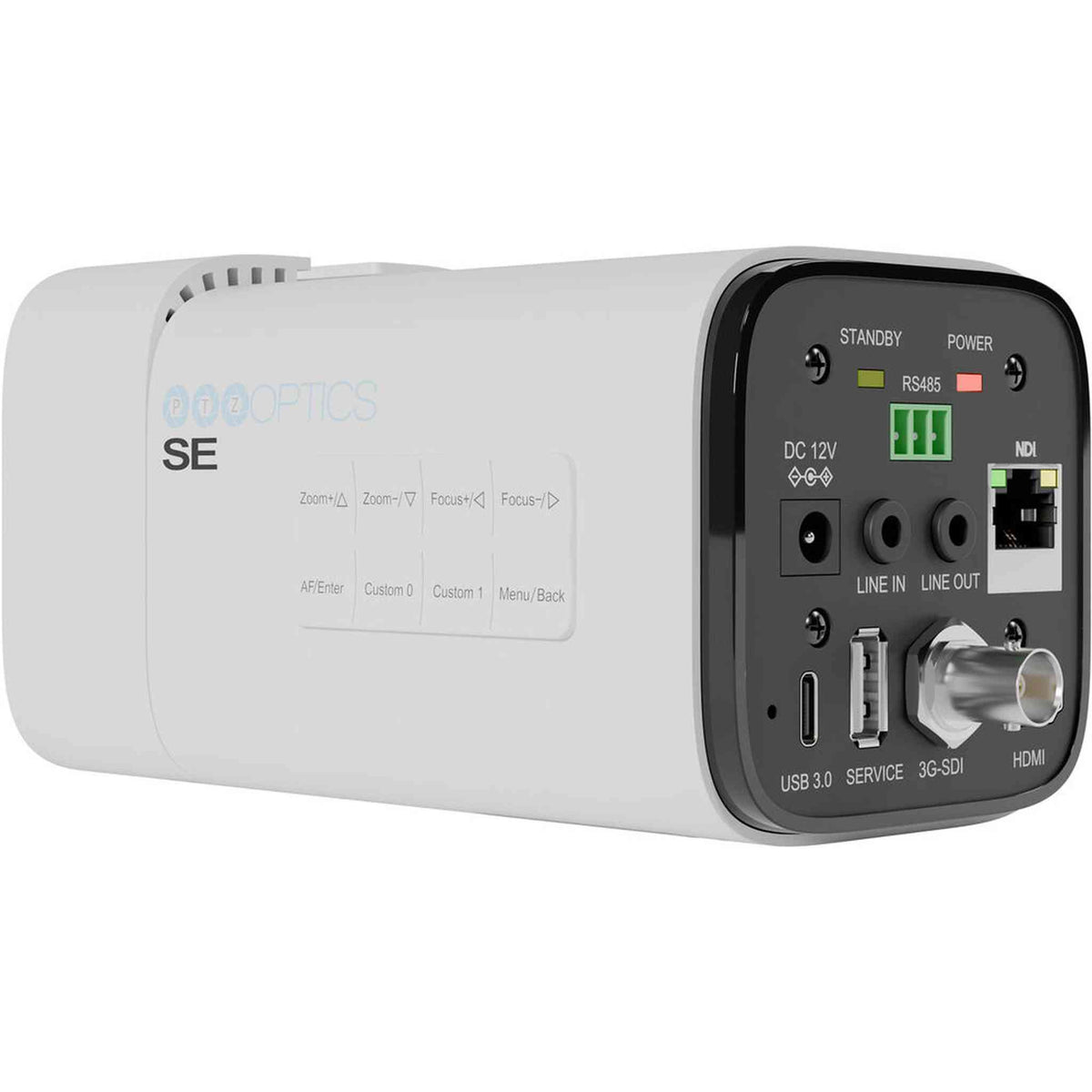 PTZOptics Studio SE Hive-Linked PTZ Camera w/ 20x Optical Zoom, HD Streaming–White | More