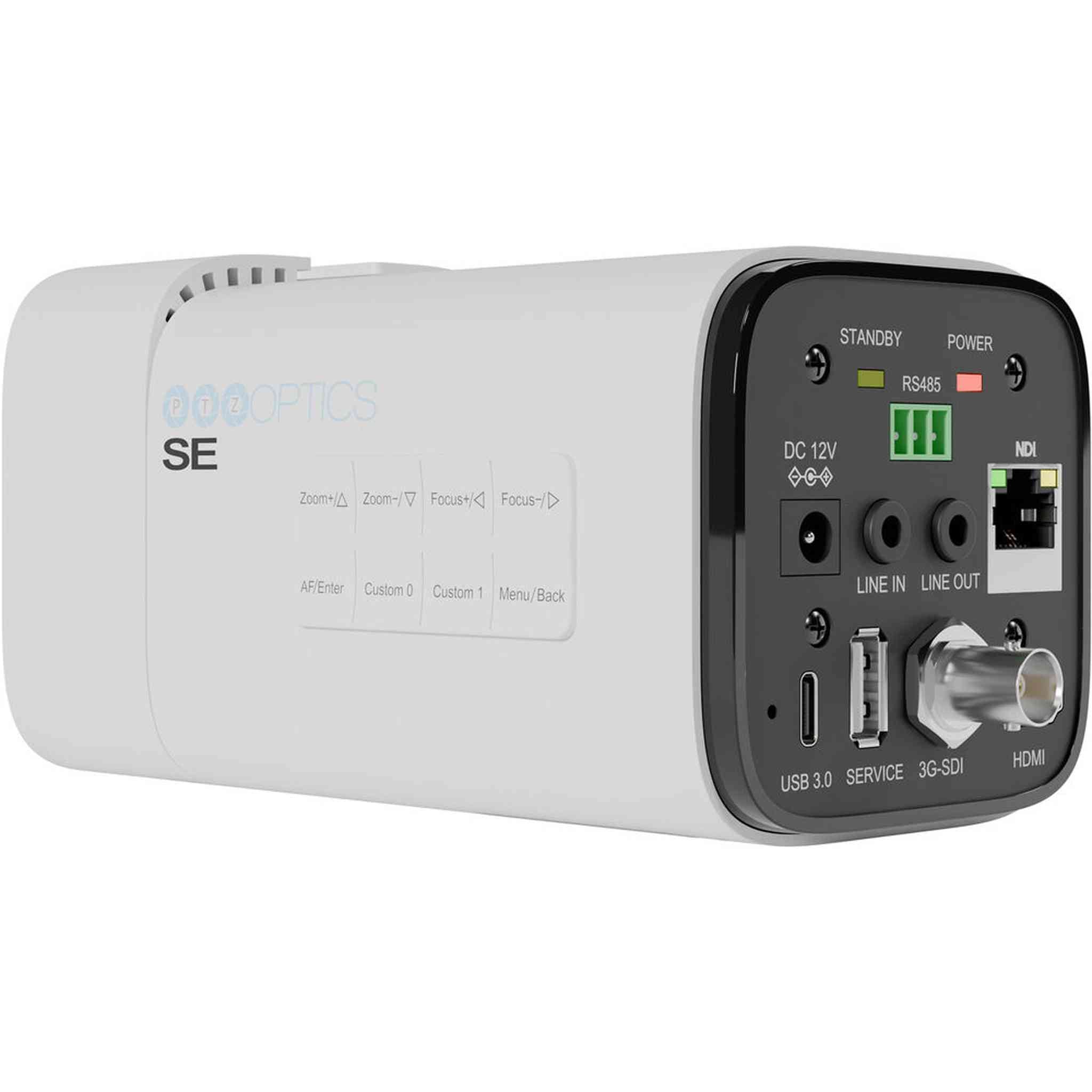 PTZOptics Studio SE Hive-Linked PTZ Camera w/ 20x Optical Zoom, HD Streaming–White | More