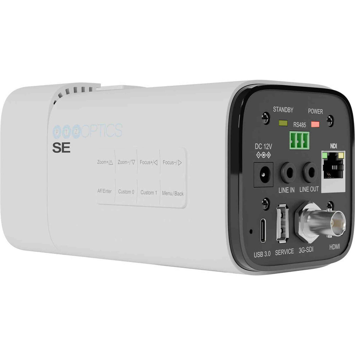 PTZOptics Studio SE Hive-Linked PTZ Camera w/ 12x Optical Zoom, HD Streaming–White | More