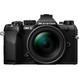 OM SYSTEM OM-5 Mark II Mirrorless Camera with 12-45mm f/4 PRO Lens Bundle + 64GB Card + Bag