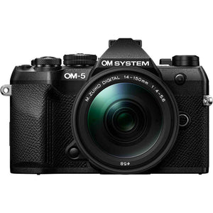 OM SYSTEM OM-5 Mark II Mirrorless Camera w/ 14-150mm f/4-5.6 II Lens + 64GB Card + Bag