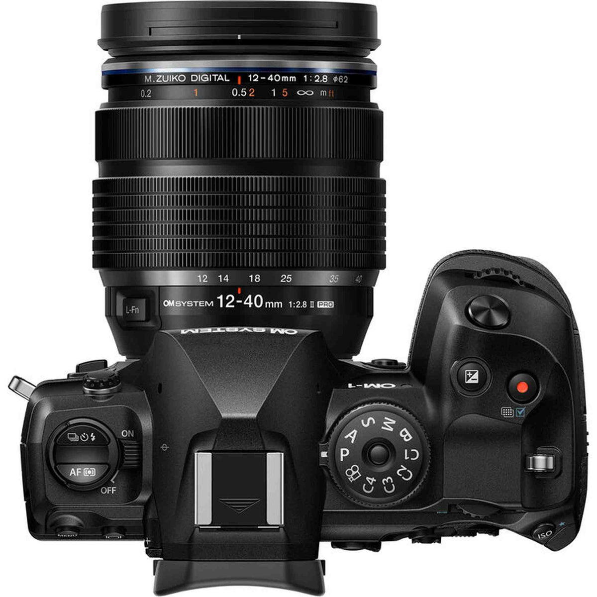 OM SYSTEM OM-1 Mark II Mirrorless Camera with 12-40mm f/2.8 PRO Lens + 64GB Card + Bag