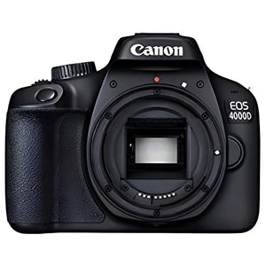 Canon EOS 4000D / Rebel T100 DSLR Camera with 18-55mm Lens 58mm Filters International Bundle Canon