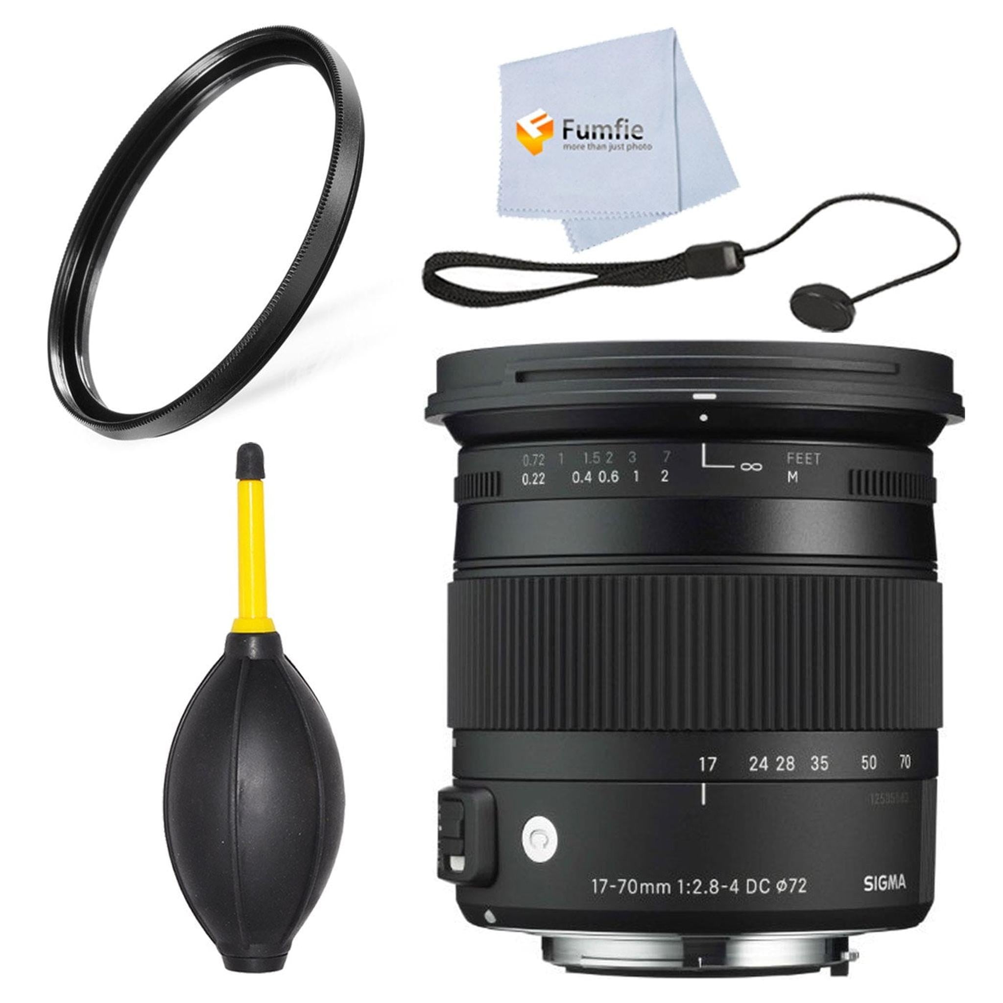 Sigma 17-70mm F2.8-4 Contemporary DC Macro OS HSM Lens for Canon - Used SIGMA