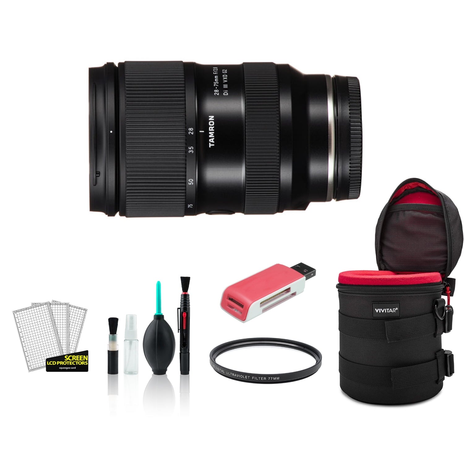 Tamron 28-75mm f/2.8 Di III VXD G2 Lens for Sony E - Kit with Lens Case International Model