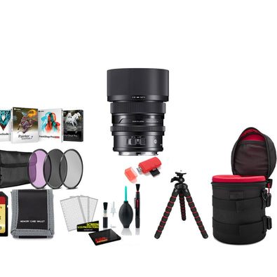 Sigma 50mm f/2 DG DN Contemporary Lens Leica L with Tripod and More