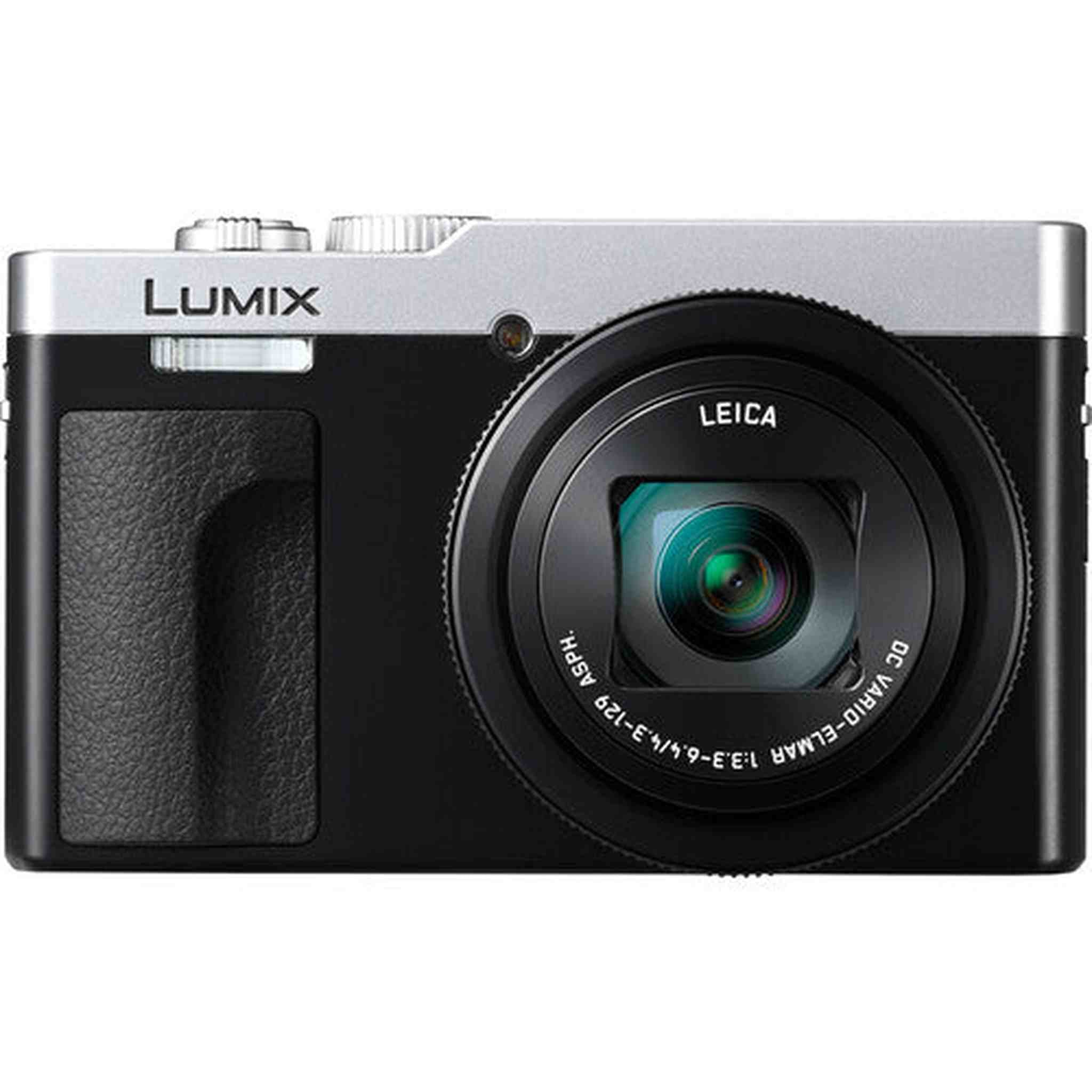 Panasonic ZS99 Point and Shoot Compact Travel Digital Camera Silver - Bundle Panasonic